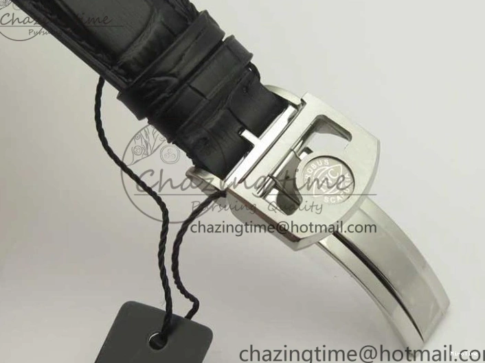 MIROTIME 0308 Portuguese Chrono SS ZF 1:1 Best Edition Gray Dial SS On Black Leather Strap A ZipUp 7215